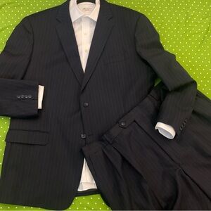 JONES NEW YORK Classic Pin Striped Suit